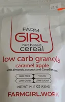 Low carb granola caramel apple