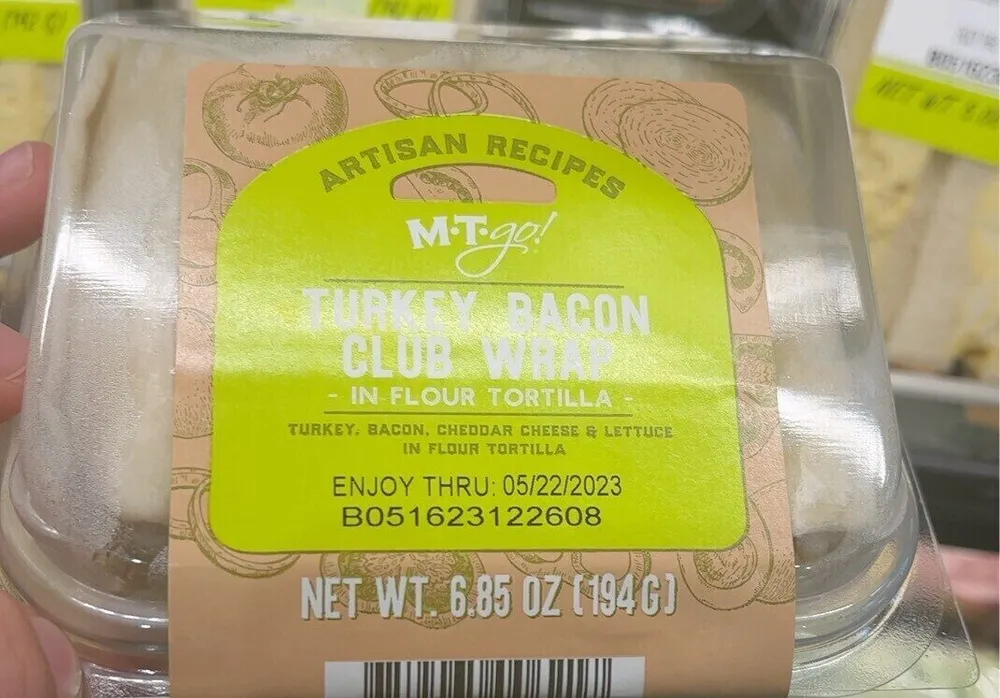 Turkey Bacon Club Wrap