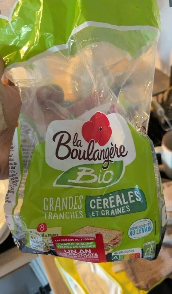 Pain de mie cereal