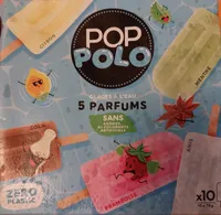 Glaces à l'eau 5 parfums