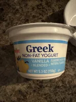 Greek Non-Fat Yogurt Vanilla Blended