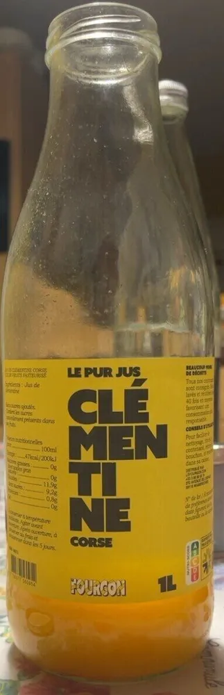 Le pur jus clementine de corse