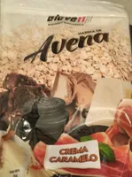 Harina de avena crema caramelo