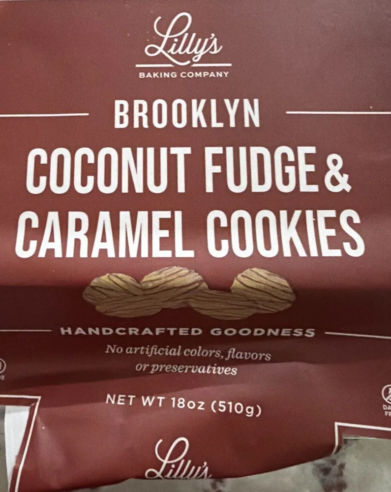 Coconut Fudge & Caramel Cookies