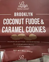 Coconut Fudge & Caramel Cookies