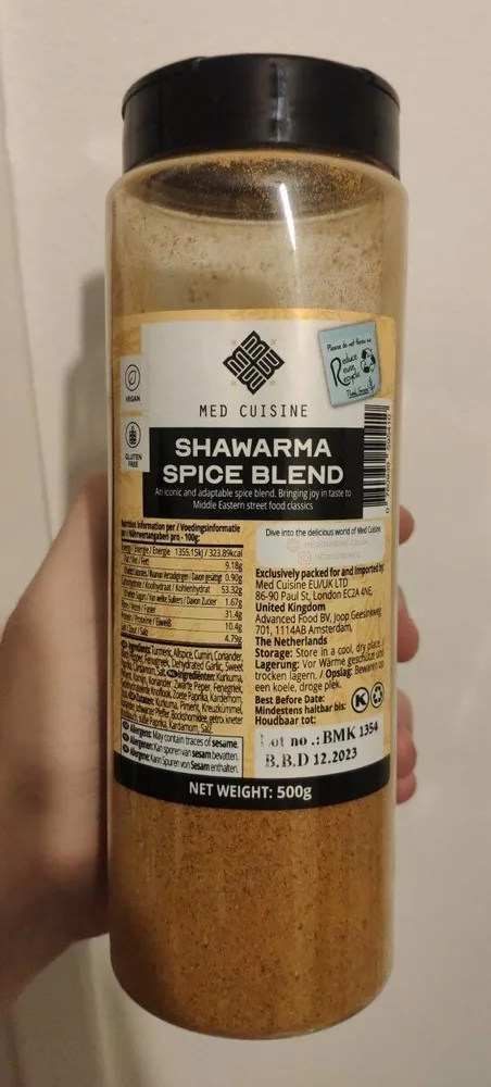 Shawarma Spice blend