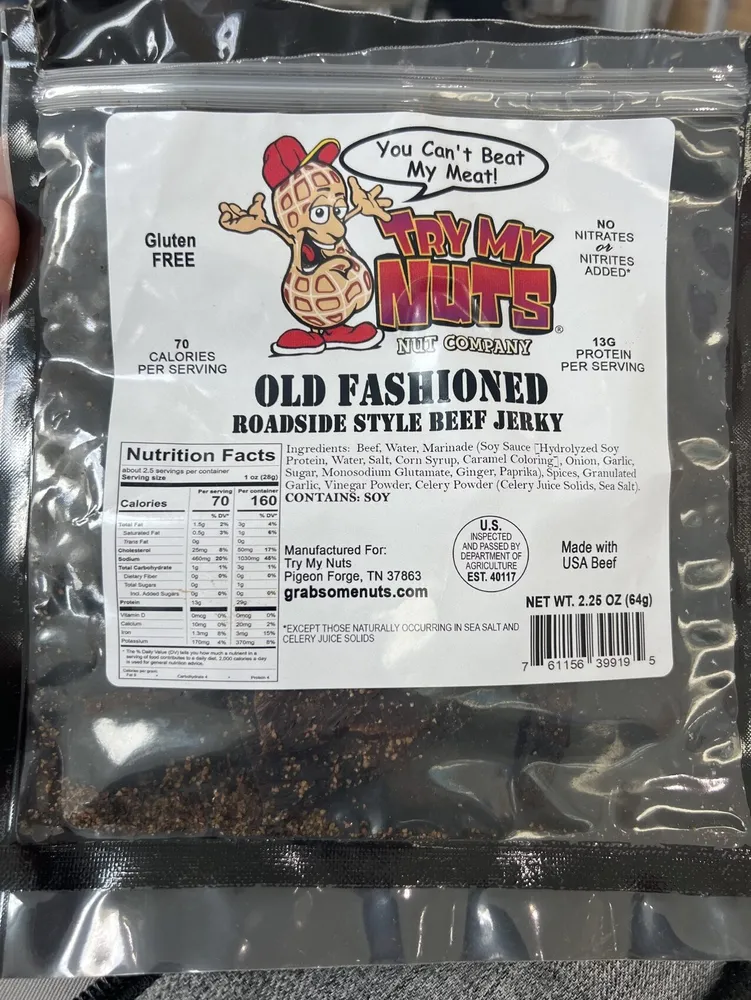 Old fashioned roadside beef jerky