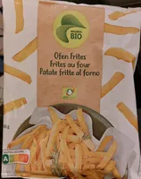 Frites au four bio surgelées