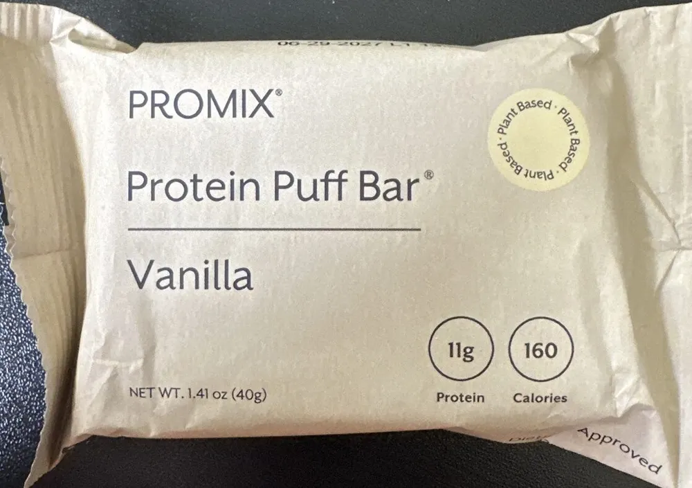 Protein puff bar