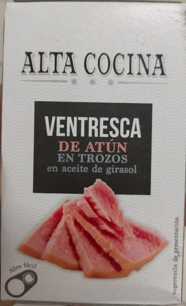 Ventresca de Atún en aceite de girasol