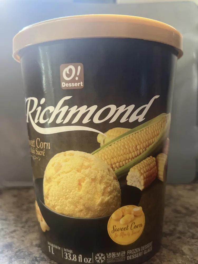 Sweet Corn Ice Cram