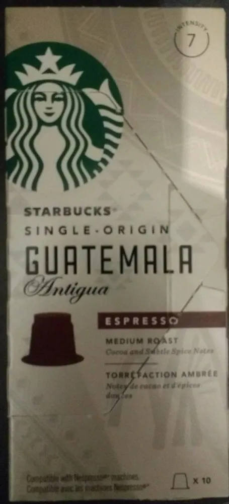 Capsules de café  arabica espresso guatemala
