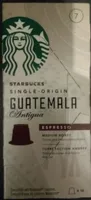 Capsules de café  arabica espresso guatemala