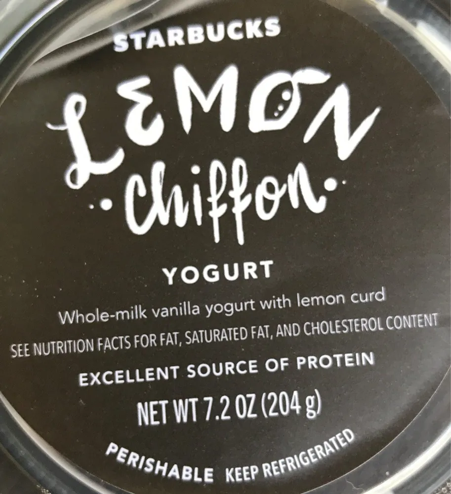 Lemon chiffon yogurt