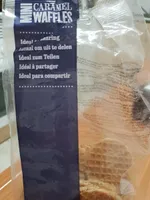 Mini caramel waffles