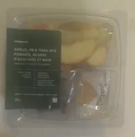 Apples, PB & Trail Mix Snack Box