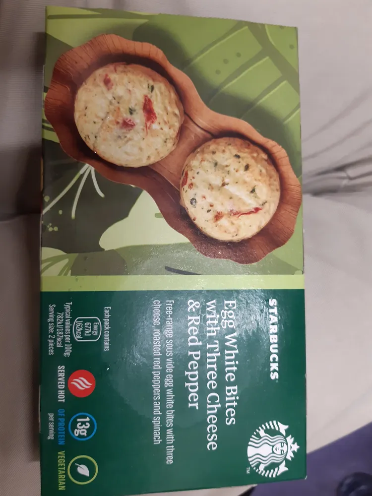 Egg White Bites With three Cheese & Red Pepper