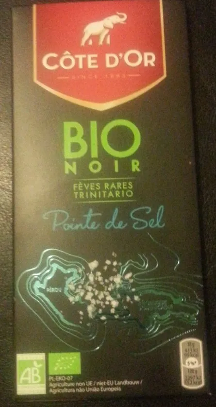 Bio noir pointe de sel