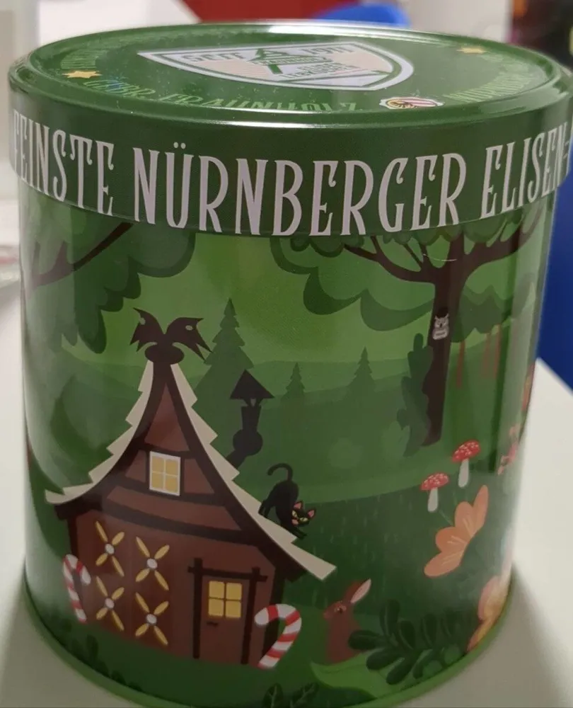 Fronte Nürnberger Elisen = Lebkuchen