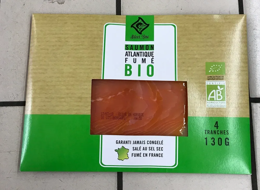 Saumon atlantique fumé bio