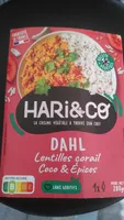 Dahl lentilles corail coco et épices