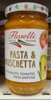 Pasta & bruschetta : artichauts, tomates, mascarpone