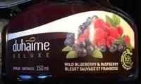 Tartinade au bleuet sauvage et à la framboise