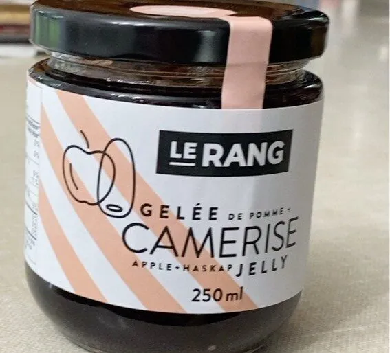Gelee de pomme et camerise