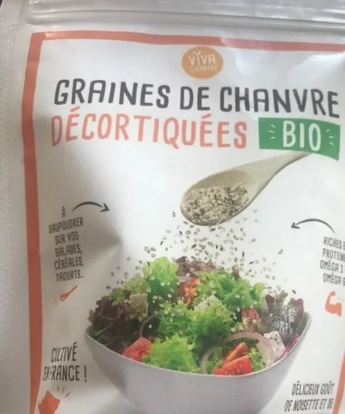 Graines de chanvre décortiquées