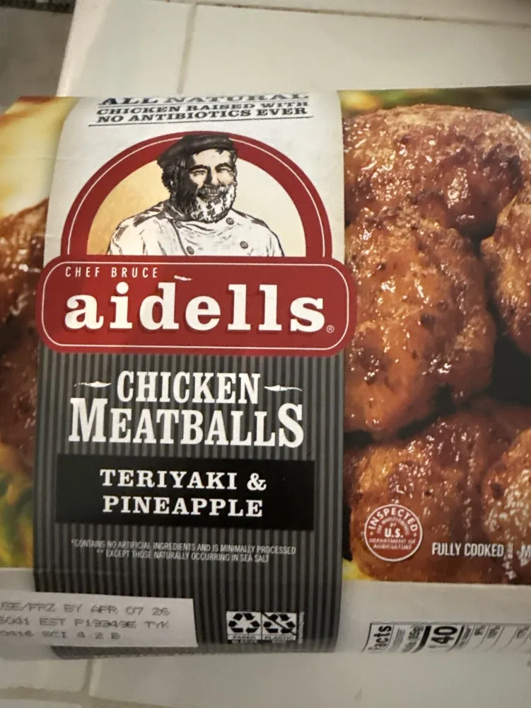 Chicken Meatballs - Teriyaki Pineapple