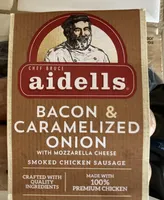 Bacon and Carmelized onion sausage