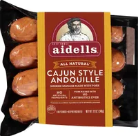 CAJUN STYLE ANDOUILLE SMOKED SAUSAGE MADE WITH PORK