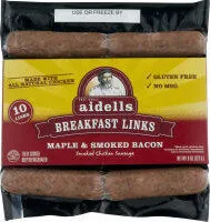Maple & Smoked Bacon Smoked Chicken Sausage Breakfast Links