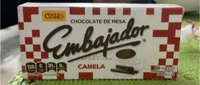 Chocolate demesa con canela