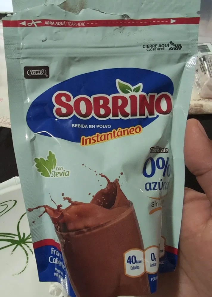 Sobrino Cocoa En Polvo Instantáneo 0% Azúcar