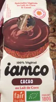 Spécialité végétal lait de coco et cacao