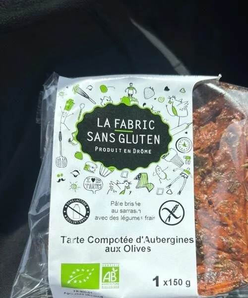 Tarte compotée d’aurbergine aux olives