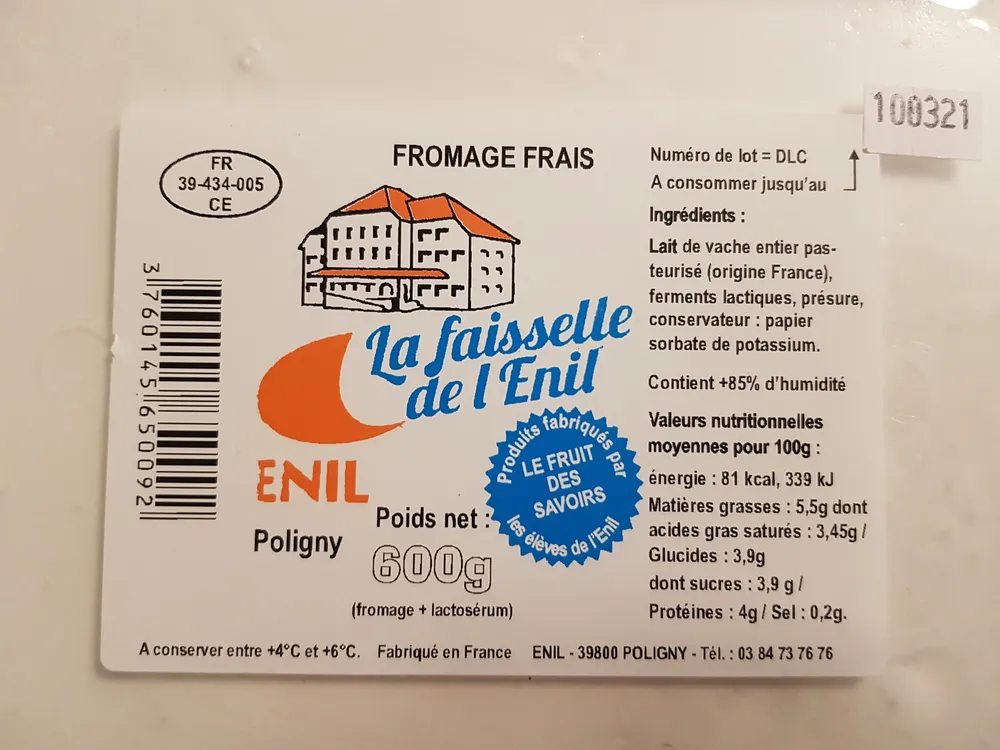 la faisselle de l'Enil