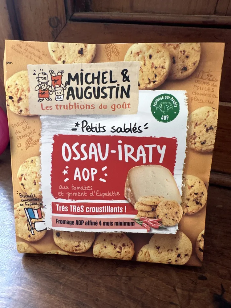 Petits sablés OSSAU-IRATY AOP aux tomates et piment d'Espelette