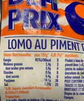 Lomo au piment doux