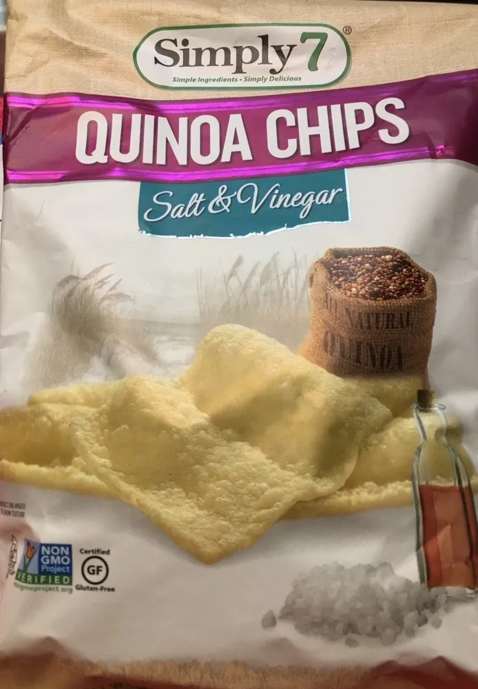 Gourmet quinoa chips snack