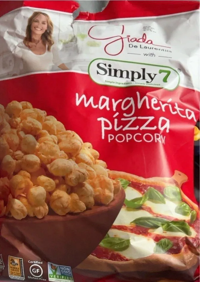 Margherita pizza popcorn