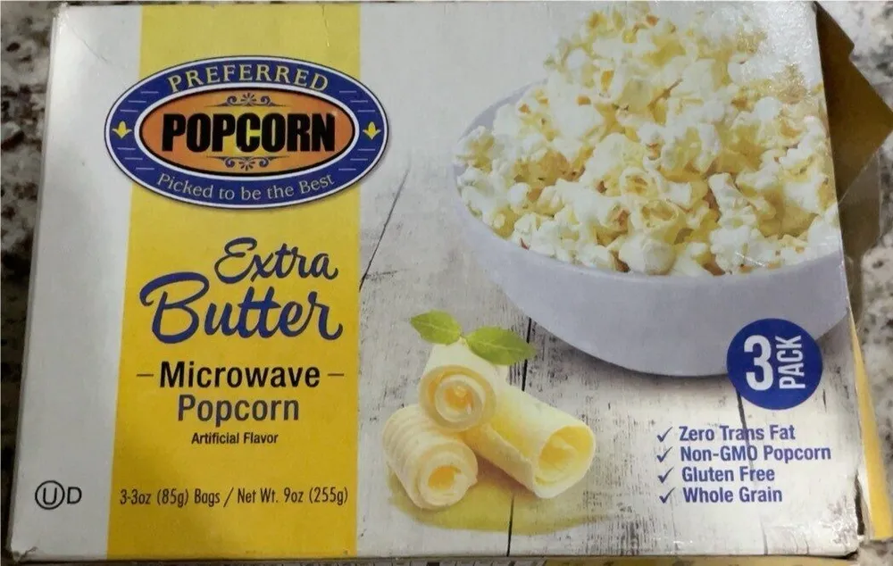 Extra microwave popcorn