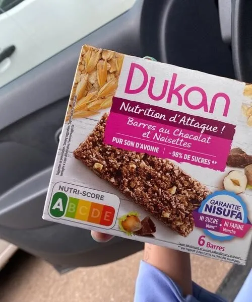 Barre au chocolat et noisettes