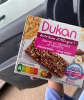 Barre au chocolat et noisettes