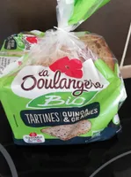 Tartines bio quinoa et graines