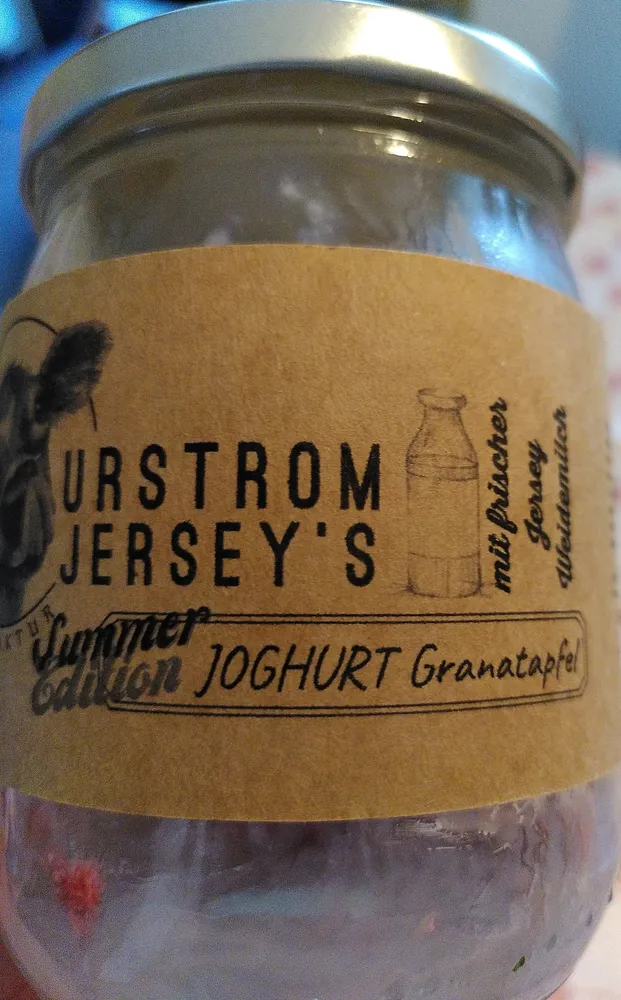 Eis Joghurt Granatapfel