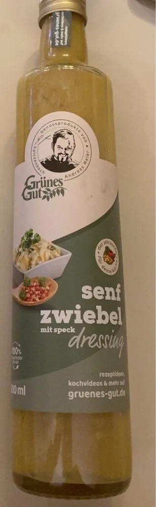 Senf zwiebel mit senf dressing