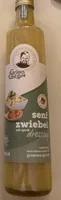 Senf zwiebel mit senf dressing
