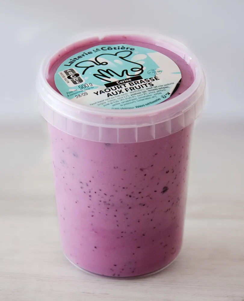 yaourt brassé aux fruits cerise